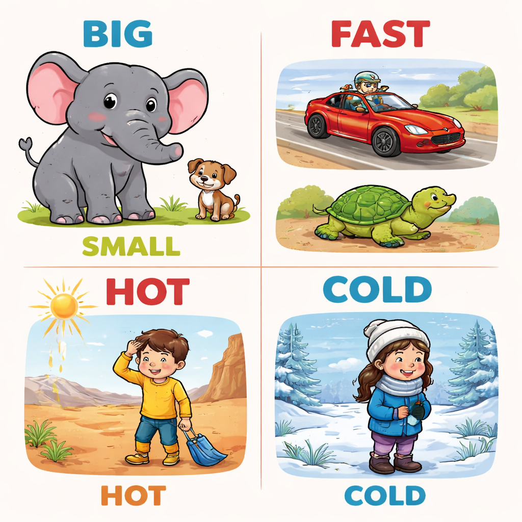 Adjectives flashcards