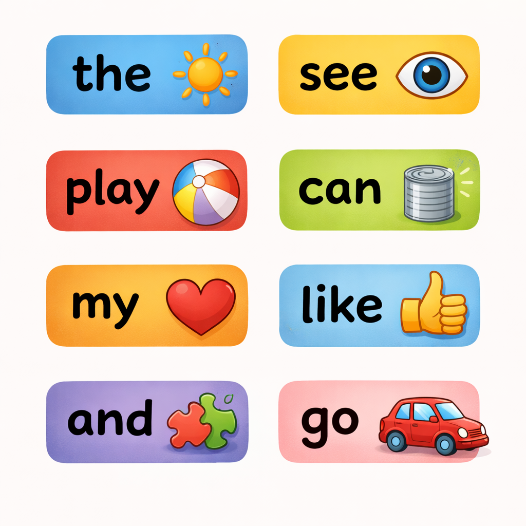 Fry Sight Words vocabulary cards