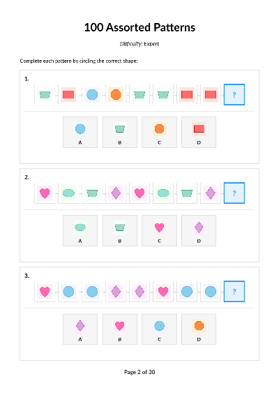 100 Assorted Expert Patterns Set 3 cover