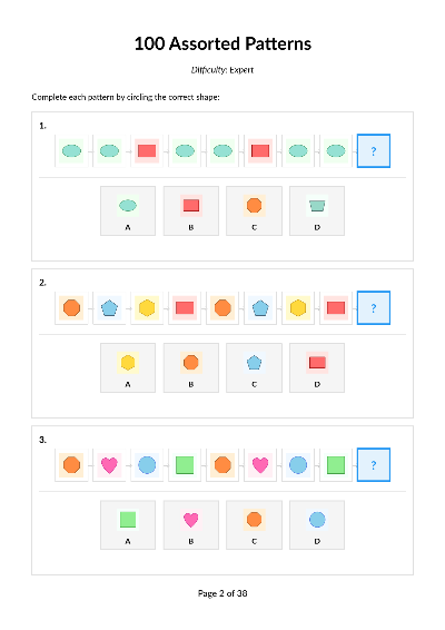 100 Expert Patterns workbook cover