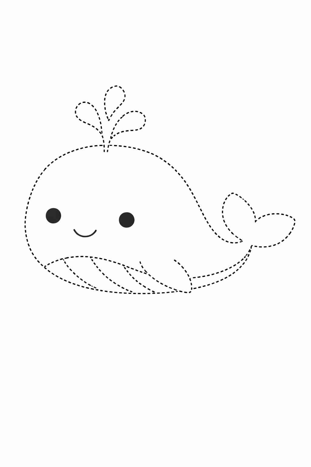 Dot tracing — Whale