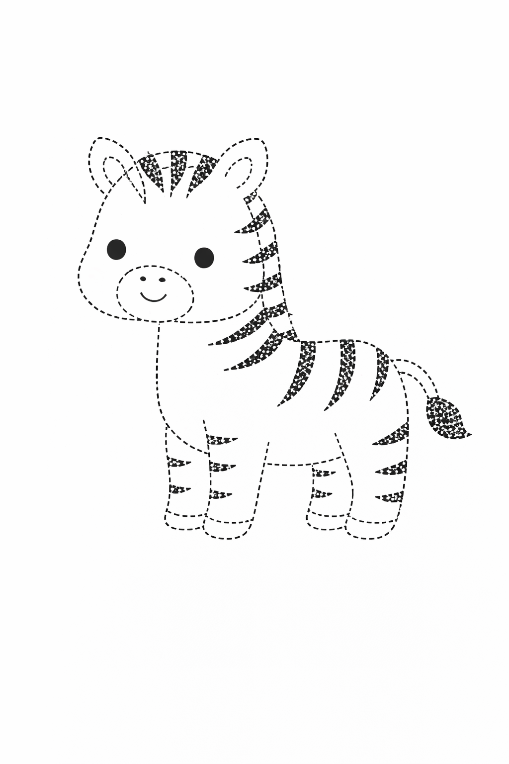 Dot tracing — Zebra