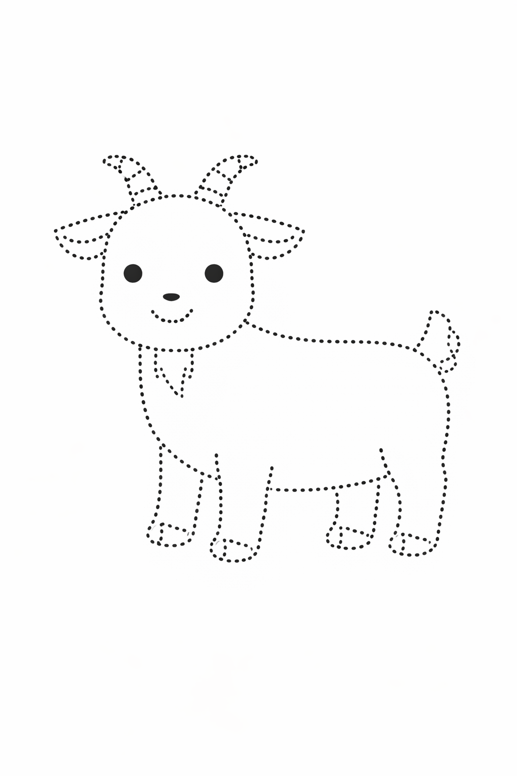 Dot tracing — Goat
