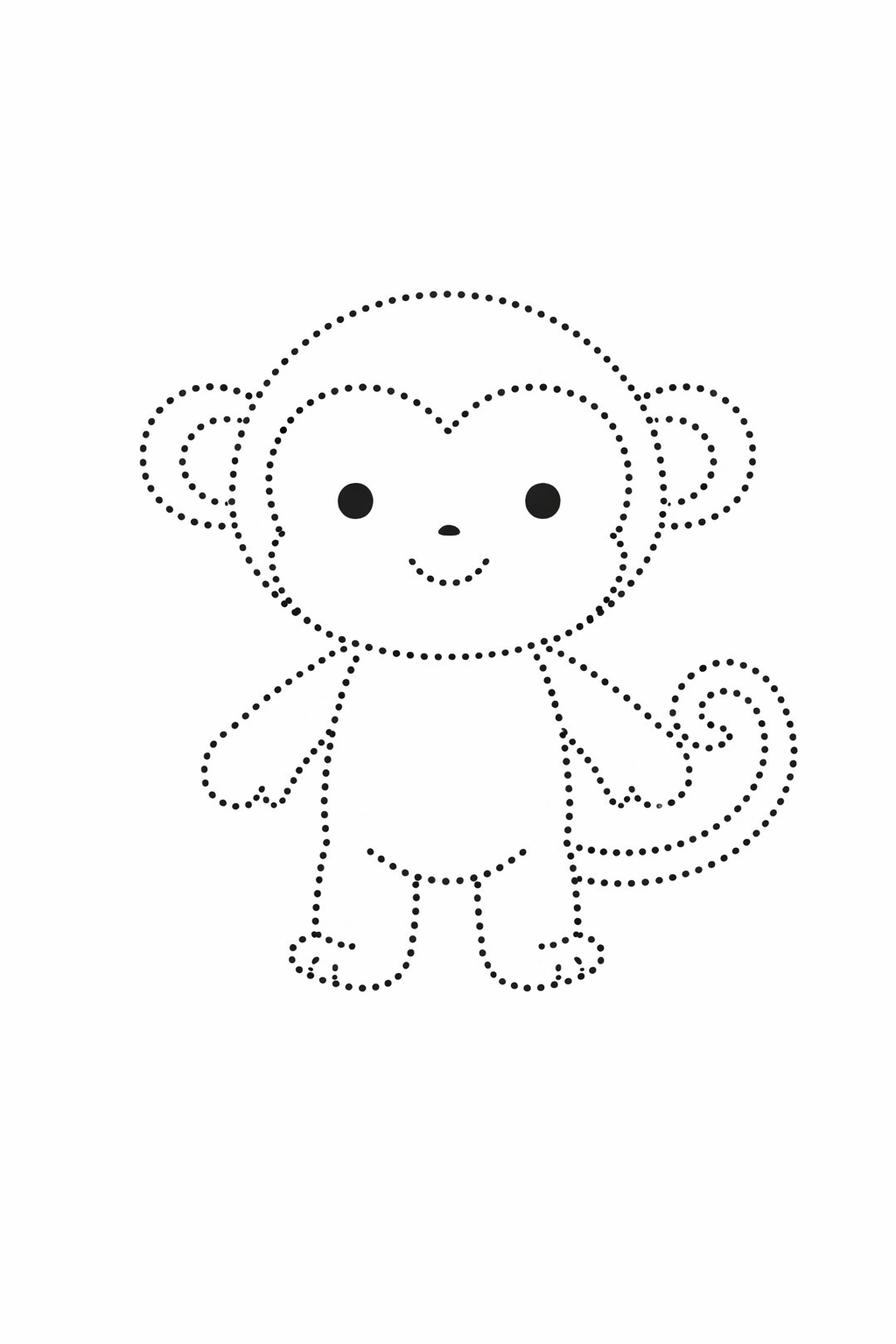 Dot tracing — Monkey