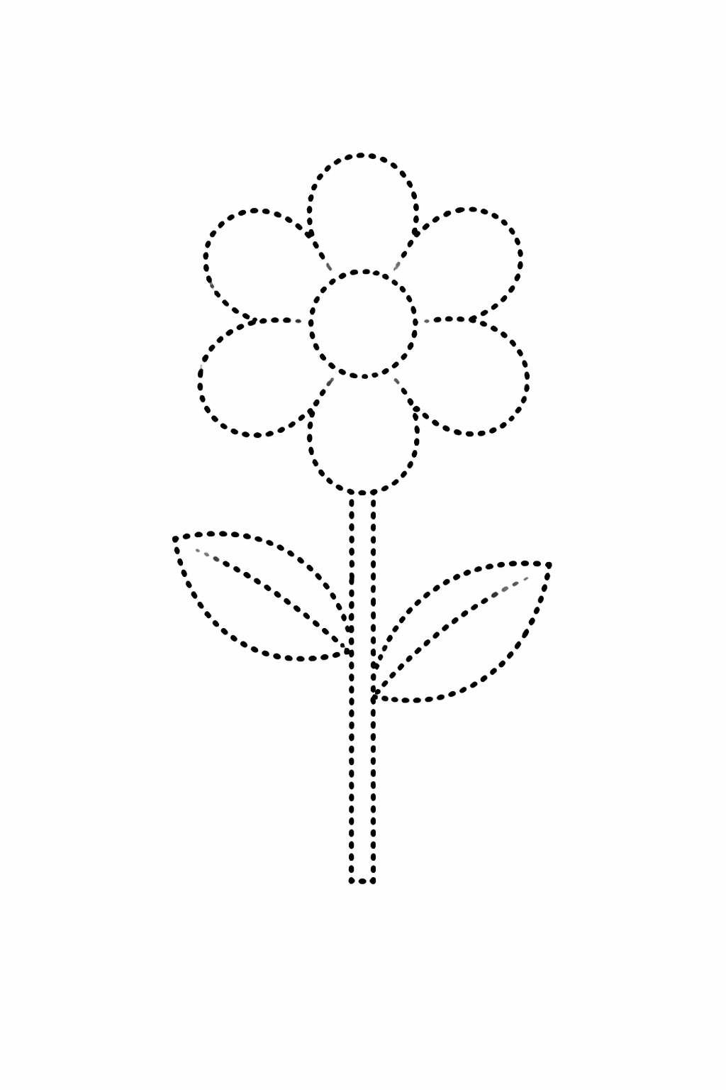 Dot tracing — Flower