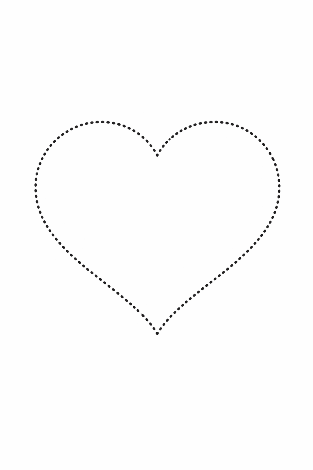 Dot tracing — Heart