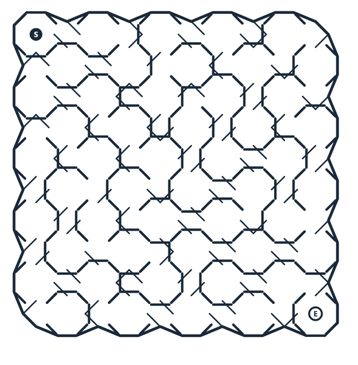 Octagonal maze collection